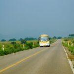 road, transport, asphalt, village bus, bus, bus, bus, bus, bus, bus